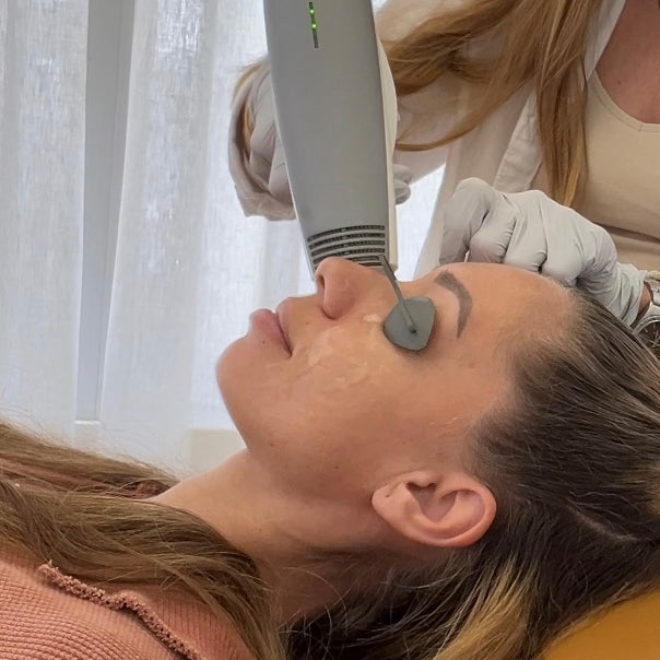 Laser facial at Neat Studio for skin rejuvenation, reducing fine lines and improving texture for a youthful glow
